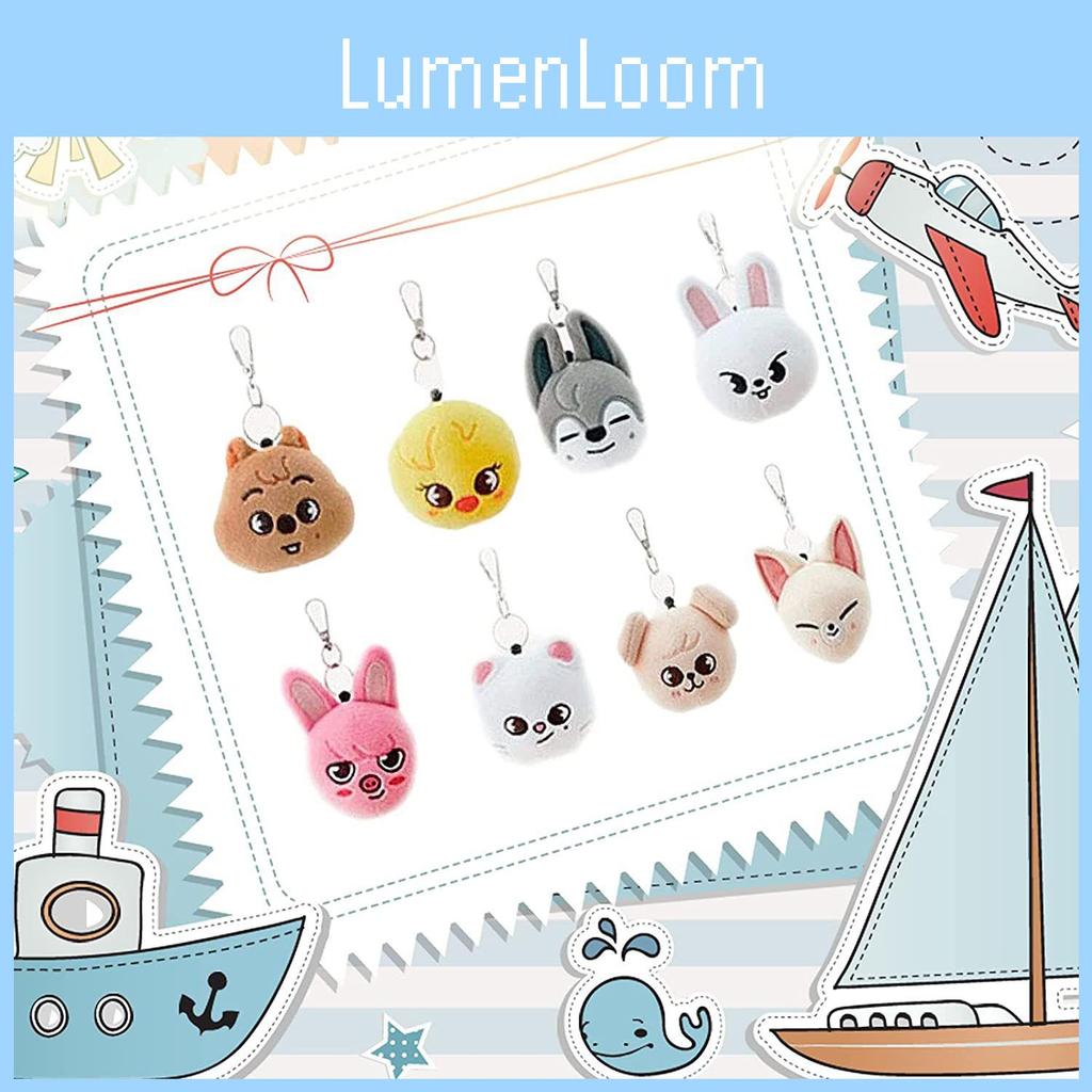 Adorable Skzoo Keychain Plush Toy Featuring Stray Kids Stuffed Doll Pendant Accessory