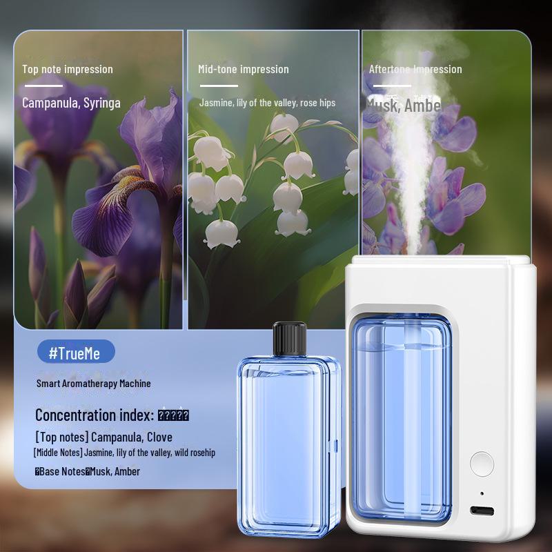 Aromatherapy Automatic Spray Humidifier: Long-Lasting Room Fragrance & Toilet Deodorizer.
