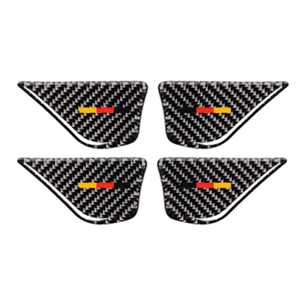

1 Set Fiber Car Interior Door Handle Bowl Stickers C Class W205/C180/GLC