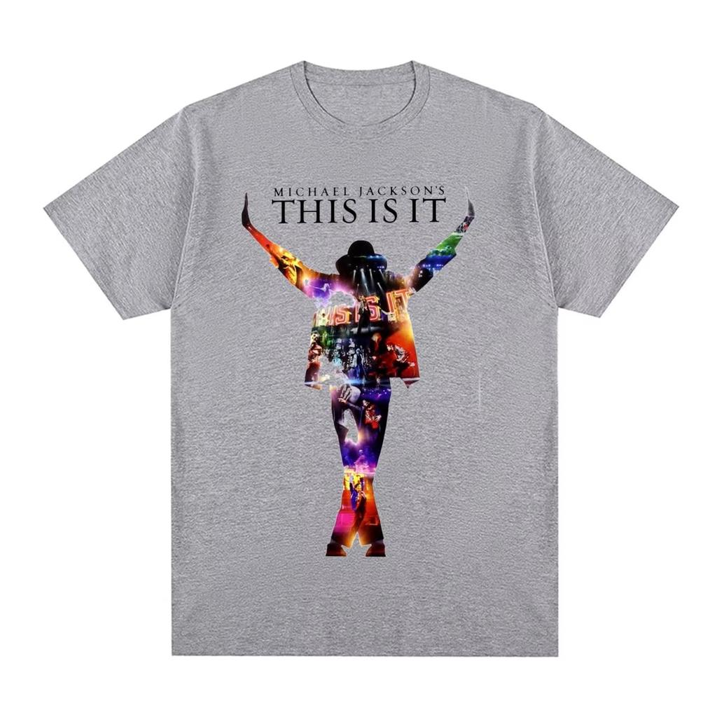 2026 Nuova Maglietta Michael Jackson Vintage Anni '90 Grafica Hip Hop Streetwear T-shirt per Unisex Donna Regalo per Fan Top Casual Estate