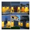 Solar Tungsten Night Lamp Intelligent Motion Sensor Wall Lamp 3 Lighting Modes Waterproof Courtyard Garden Decoration Lantern