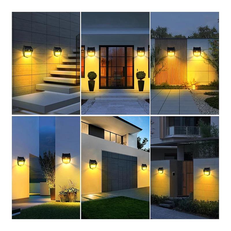 Solar Tungsten Night Lamp Intelligent Motion Sensor Wall Lamp 3 Lighting Modes Waterproof Courtyard Garden Decoration Lantern
