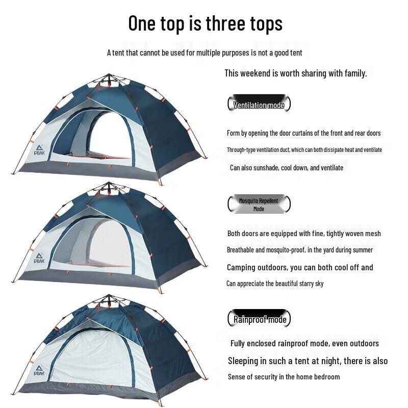 PEAK Automatic Pop-Up Outdoor Tent
