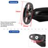 Modified Motorcycle Mirrors For Kawasaki Ninja 250 300 400 650 H2 H4 Adjustable Rotating Rearview Wind Swivel Wing Side Mirror