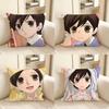 1pc Cartoon H-Haruhi F-Fujiokas Pillow Case Fashion Square Pillowcase Bedroom Sofa Room Ins Decoration Leisure