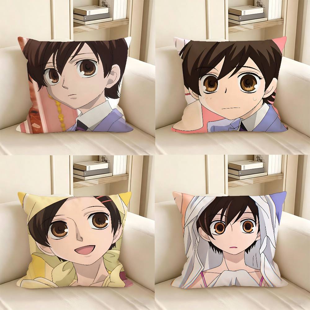1pc Cartoon H-Haruhi F-Fujiokas Pillow Case Fashion Square Pillowcase Bedroom Sofa Room Ins Decoration Leisure