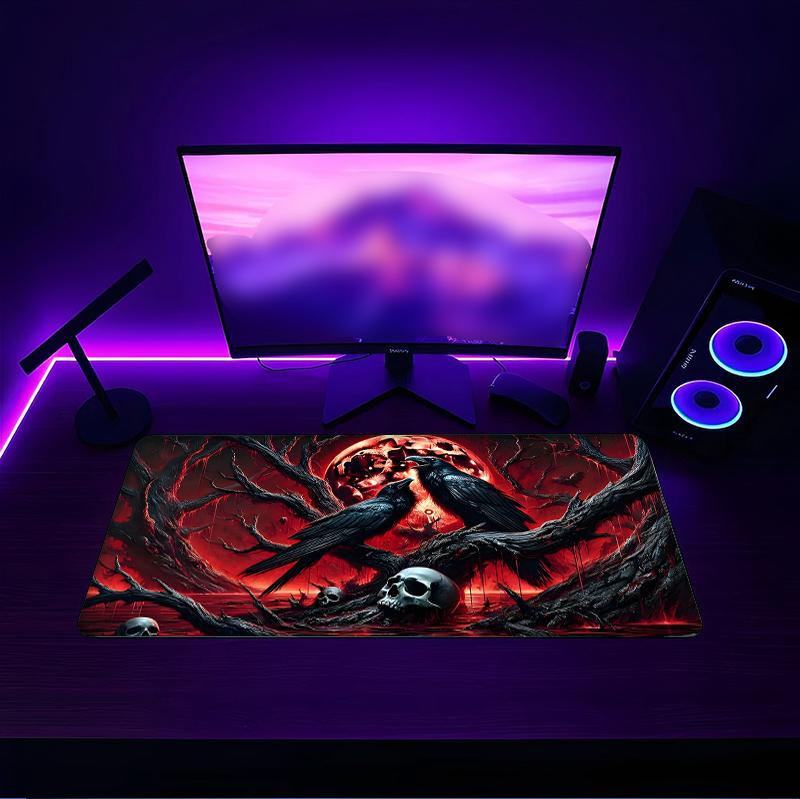 Gothic Mouse pad with a non slip rubber base suitable for home offices and an ideal gift for gamers