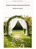 Popular 7.2ft Gold Wrought Iron Archway for Balloons, Photography, or Outdoor Wedding Aisles