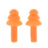 20PCS Ear Plugs Sound Insulation Waterproof Silicone Ear Protection Earplugs Anti-noise Sleeping Plug For Travel Noise Reduction
