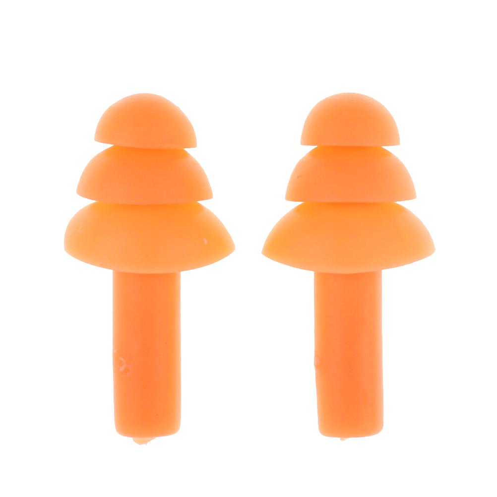 20PCS Ear Plugs Sound Insulation Waterproof Silicone Ear Protection Earplugs Anti-noise Sleeping Plug For Travel Noise Reduction