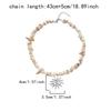 1Pcs Vintage Silver Color Sun Pendant Necklaces Bohemian Rainbow Beaded Choker Necklace For Women Summer Beach Jewelry Gift