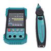 2 In 1 Network Cable Tester and Multimeter, RJ45 BNC Telephone Line Tester, Ethernet Wire Tracker with Length