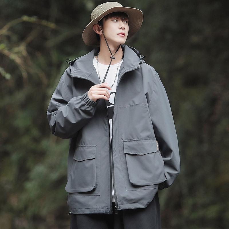 Nueva chaqueta de primavera de moda para hombre, estilo rufián, para exteriores, para adolescentes