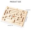 Wooden Marble Maze Puzzle Toy For Children Party Game Enhances Problem Solving Ability and Fine Motor Skill Exercise