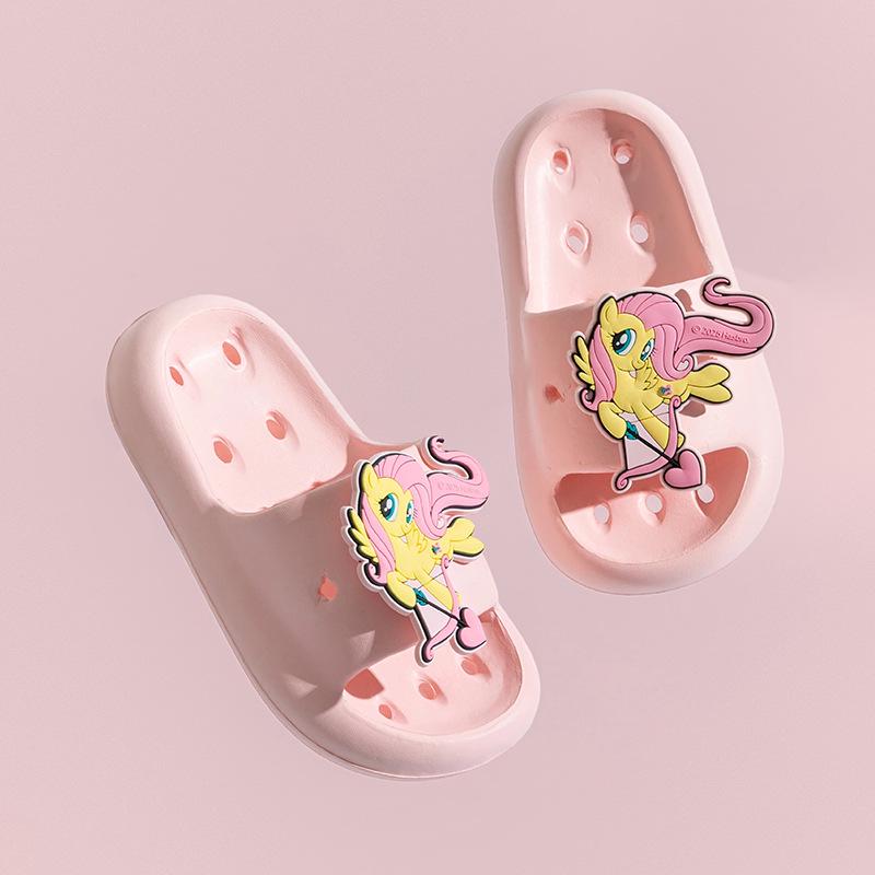 My Little Pony Girls' Summer Flip-Flops: Non-Slip, Outdoor & Bathroom Sandals