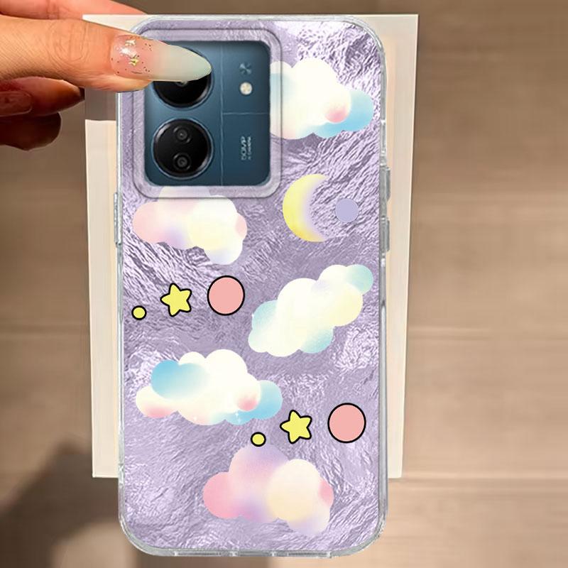 

For Xiaomi Poco X3 X3 Pro X5 Pro X6 M6 M6 Pro M2 Pro M5S C61 C65 Phone Case Cute Love Heart Vortex Pattern Simple Fashion Cover Poco M2 Pro