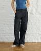 BLUEBRICK Front Pocket Stripe Pants (Black)