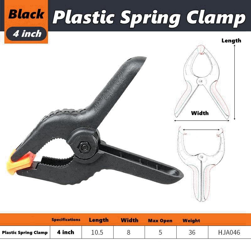 Nylon Spring Clamp Set Plastics Clips for Backdrop, Wood Working, Photography, Craft, Art DIY