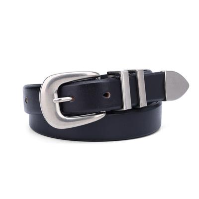 First Layer Tree Paste Leather Belt Women'S Leather Suit Pants Simple Versatile Dress Women'S Belt Cowhide Decorative Belt Women