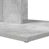 Side Table Concrete Grey 45 x 40 x 62.5 cm Engineered Wood