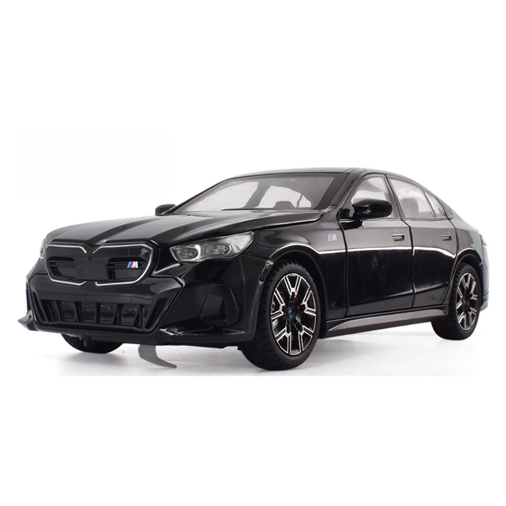 1/24 Scale BMW I5 M60 Xdrive Power Alloy Metal Diecast Model Car Sound and Light Simulation Collection Decorative Trendy Ornament Gift