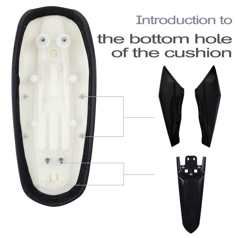 LINGQI Side Fender for Second-Generation Longer Rear Fender Fit To  Light Bee X and S.