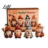 Kit de Gnome Perlé 3D Kit DIY Broderie de Perles Minuscules 4 Pièces Goblin Perlage Pour Décoration de Maison Loisirs Créatifs Art Créatif Mignon Cadeau Fait Main pour Débutants & Craft