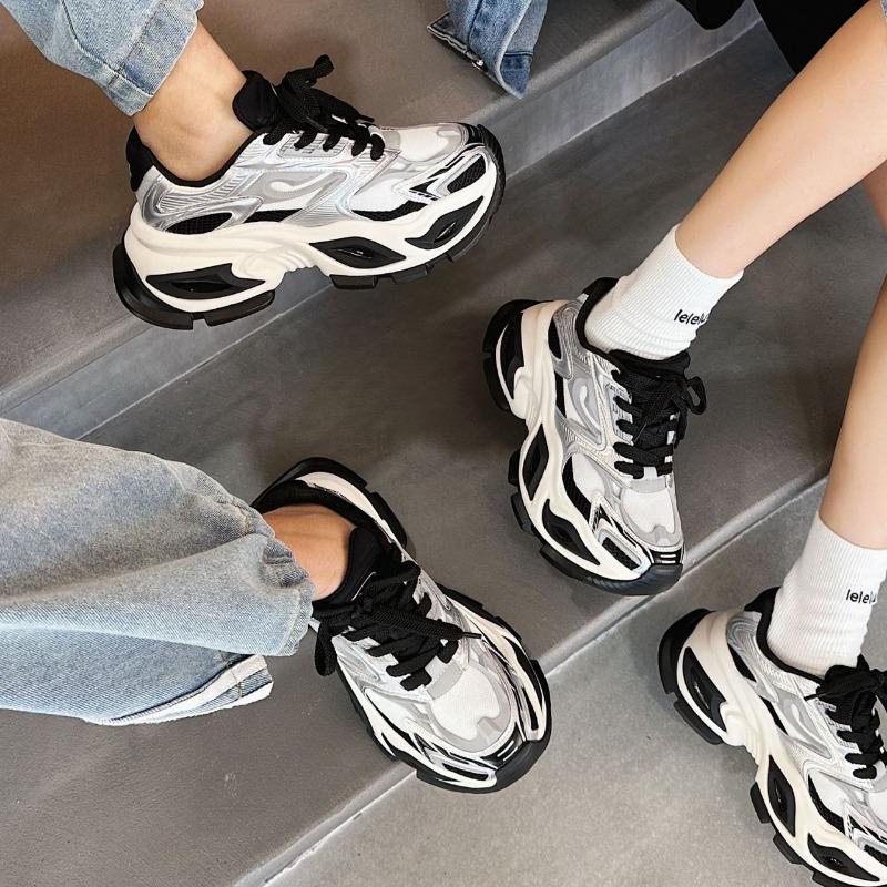 New cross-pupil cat's eye shoes sports and leisure shoes children's spring and summer versatile lightweight height increase women