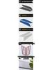 Compatible 17+ 5 Series Front Fender Sticker Sequin & Door Stainless Steel Fender Car Accessories.