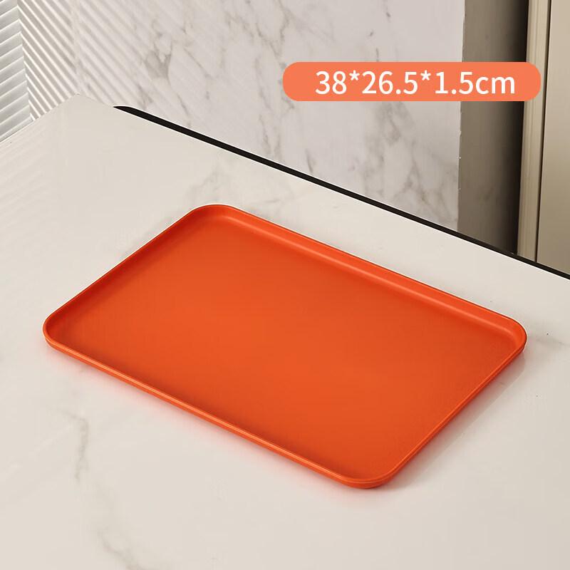 Nordic Style Rectangular Plastic Serving Tray