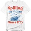 Popfunk USA Spilling Tea Since 1773 Unisex Adult T Shirt