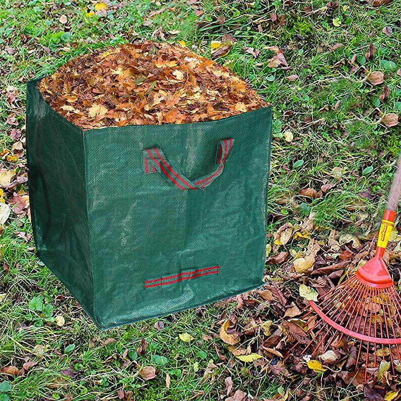 Thickened Large Capacity Square Compost and Leaf Waste Storage Bag