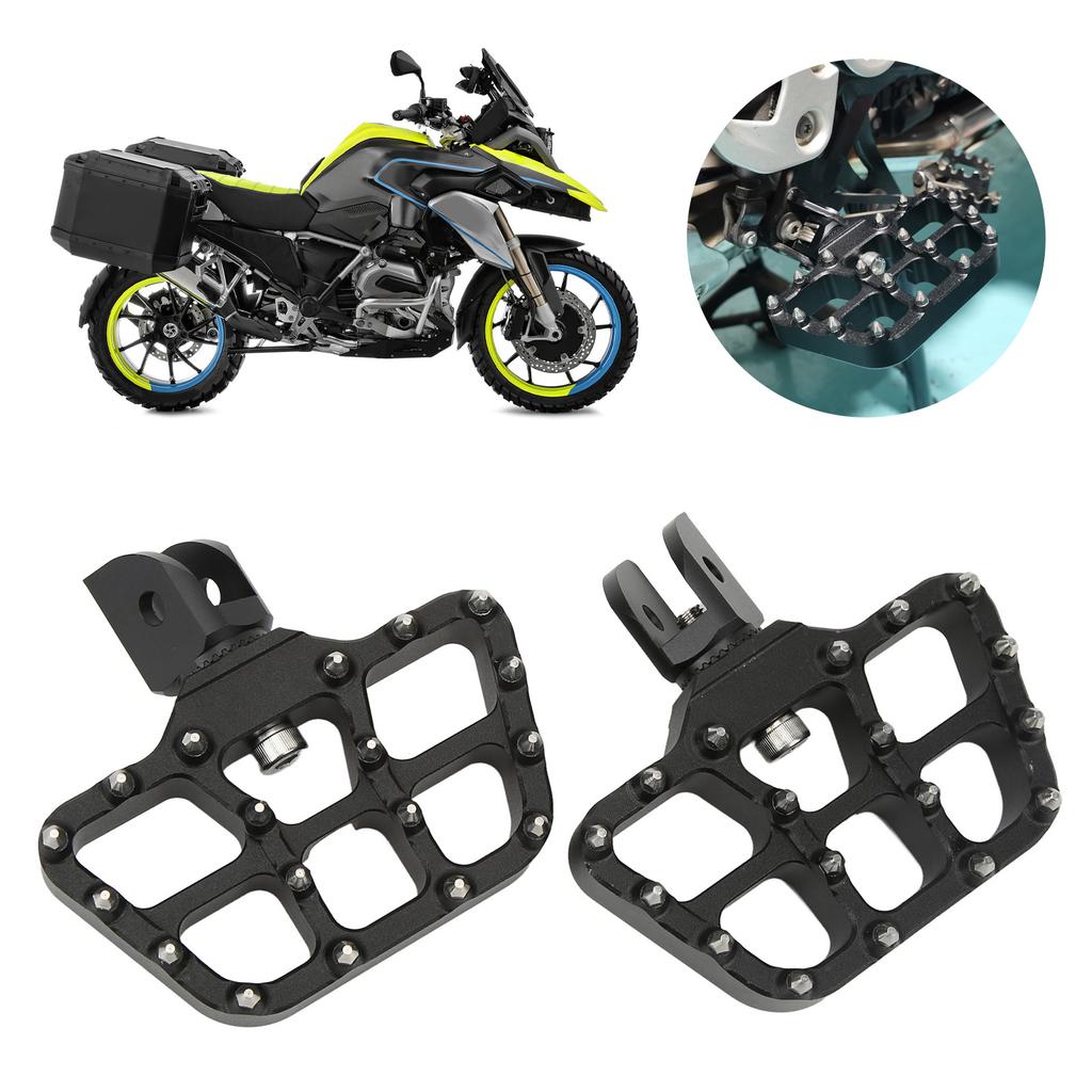 2PCS Motorcycle Front Footpeg Foot Rest High Strength Replacement for R1200GS LC R1250GS LC