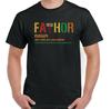 FATHOR T-Shirt Father's Day Dad Superhero Thor Daddy Tee Top Gift Present Idea