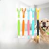 5Pcs Three-headed Pet Toothbrush Dog Brushing Cat Oral Cleaning Soft-bristled Toothbrush