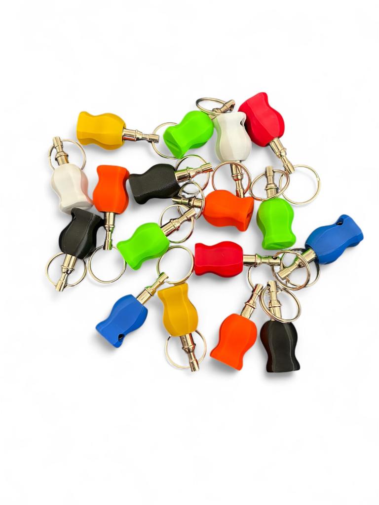 TYP1 MINI Schnellverschluss Griff Schlüsselanhänger für Fahrrad Auto Hausschlüssel, grün (hellgrün)