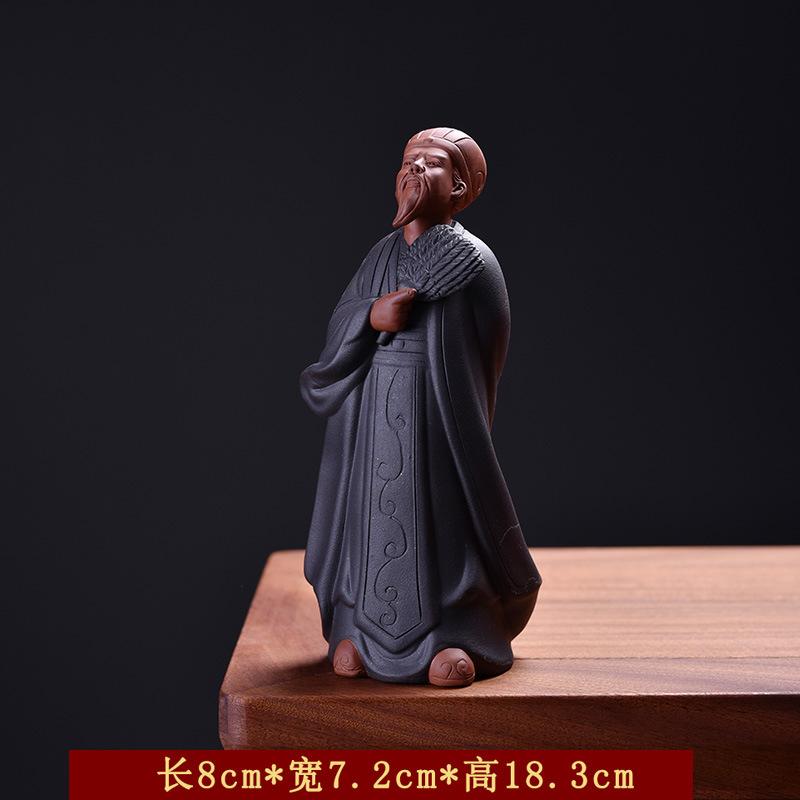 

Чжугэ Лян - Известная личность в китайском домашнем интерьере, Украшения Кунмина, Керамика, Дзен, Гостиная, Украшение для крыльца