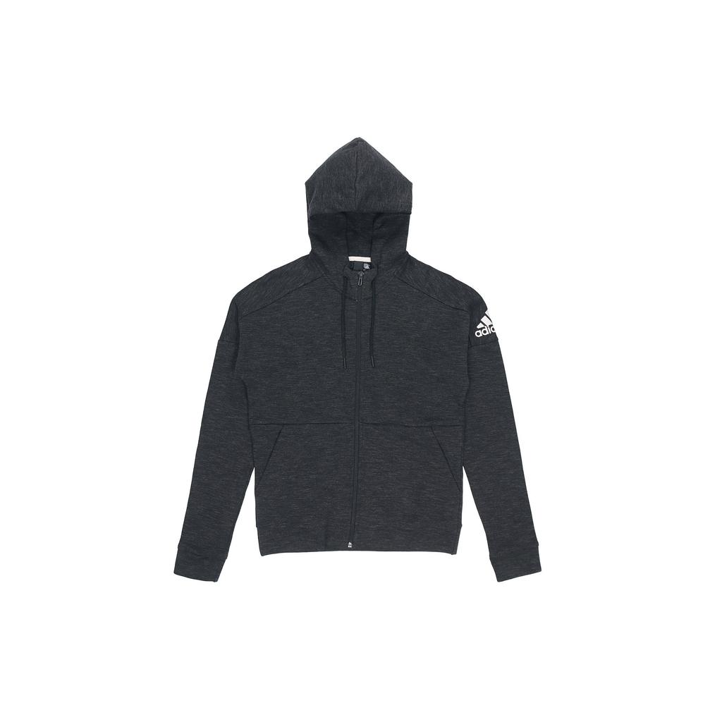 Adidas Knit Windproof Breathable Hooded Jacket Men Jackets Iron-Gray DU1135