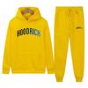 Hoodrich Neues grenzüberschreitendes Sportbekleidungsset: Hoodie & Sweatshirt mit Muster Zweiteiler
