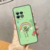 Mint Green The Frog Mushroom Case For OnePlus 15 15R 13 13R 13T 12 12R 11 10 10R 10T 8T Nord 5 CE 4 2 3 Lite N20 N30 Cover