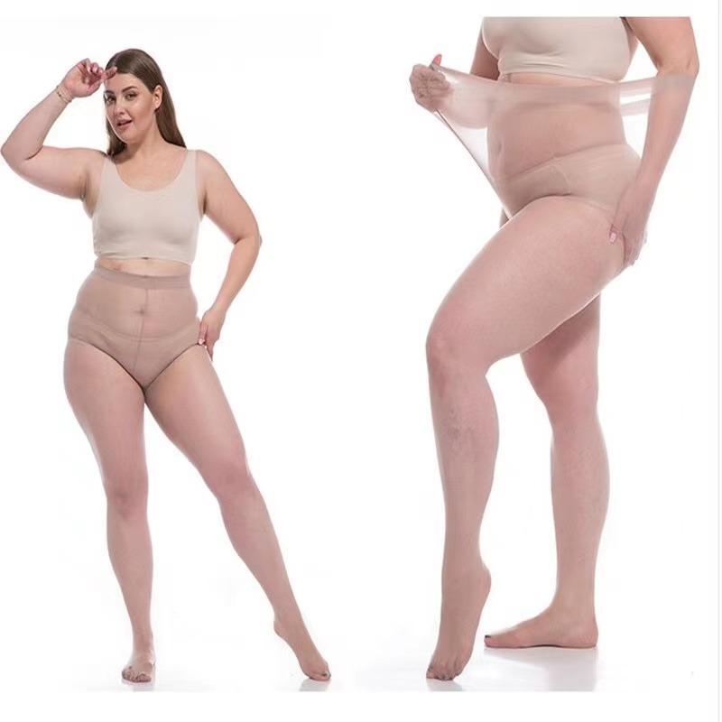 1PC Thin Large Size Tights Stockings Anti-hook Seamless Pantyhose Plus Size Lady
