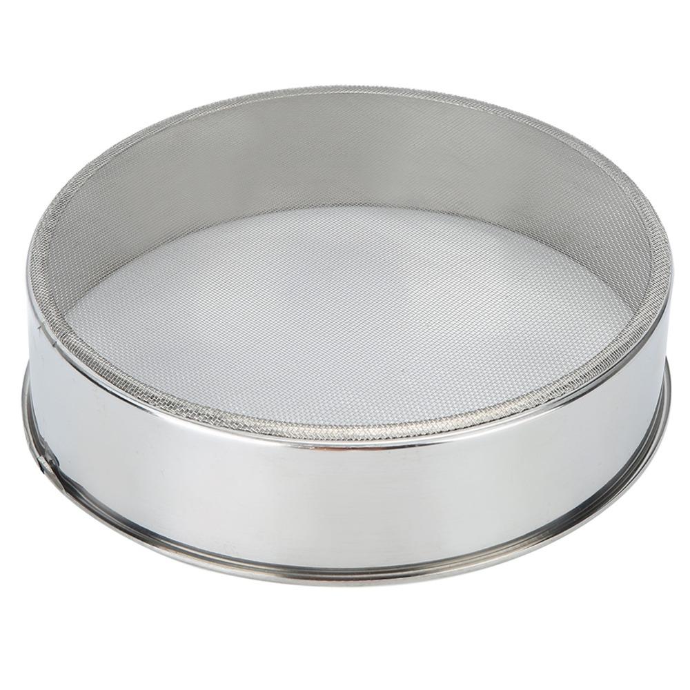 6PCS Stainless Steel Fine Mesh Sieve Fine Mesh Baking Sifter Portable Flour Sieve Set  Flour Sifting