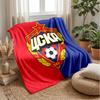 CSKA Moscow Theme Blanket Soft Flannel Fleece Blanket Warm Lightweight Throw Blanket for Home Sofa Bed