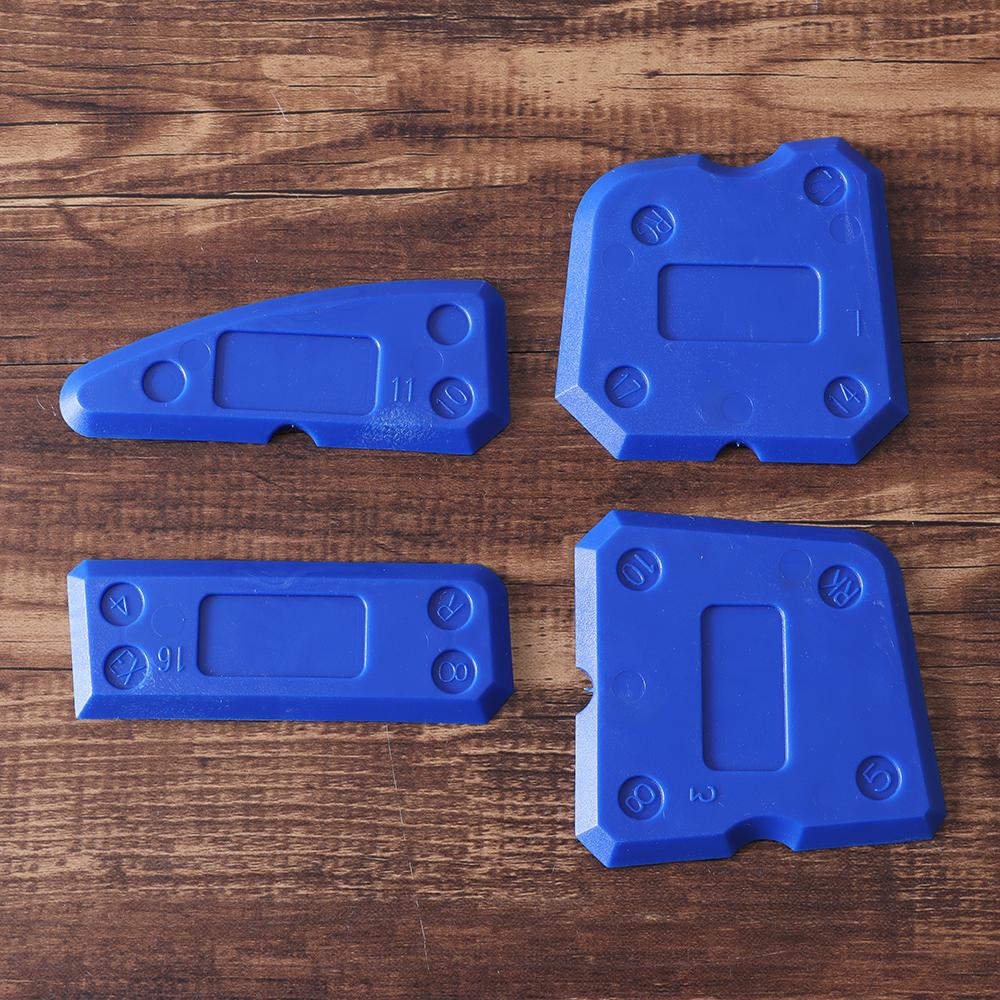 4/6/9PCs Silicone Sealant Spreader Spatula Scraper Multi-angle Cement Caulk Removal Tool Finishing Sealant Grout Kit