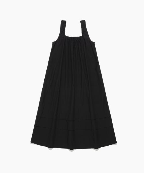 TTUDEMENT Sleeveless Long Dress Black