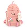 Backpack New Style Fashion Trend Elementary School Student Schoolbag Five Piece Set Lightweight Cute Bag Student Backpack Backpack