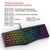 G131 RGB Ergonomic Gaming Keyboard, 69 Keys