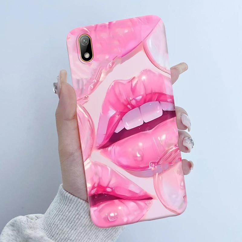 For Huawei Y5 2019 Honor 8S Phone Case Flower Girl Design Soft Silicone TPU Back Housing AMN-LX9 AMN-LX1 AMN-LX2 AMN-LX3 Covers Huawei Y5 2019