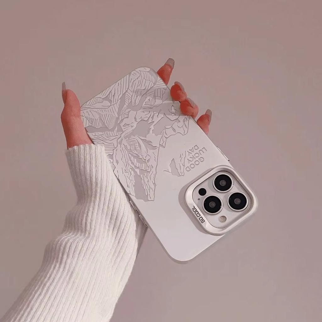 Snow Mountain Landscape Phone Case For iPhone 16 15 14 13 12 11 Pro Max XS X XR 7 8 SE Funda Coque