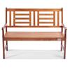 Outdoor Bench 48 In/121.9 Cm Wood Garden Bench 700 Lbs/317.5 Kg Park Patio Yard Porch Bench